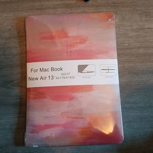 Pink Ombre Print Case Cover For Mac Book Air Pro 13